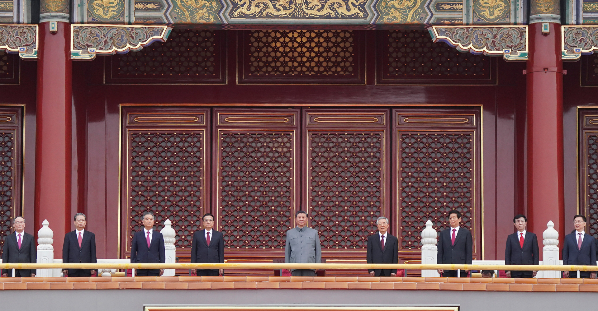 习近平等出席庆祝中国共产党成立100周年大会